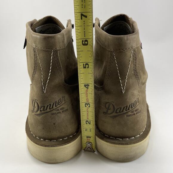 DANNER Bull Run Lux Moc Toe 6" Leather Boots Womens Size 9.5 M Brown Wedge Sole - Picture 5 of 11